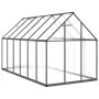 Greenhouse with anthracite aluminum base frame 334x169x195 cm by , Greenhouses - Ref: Foro24-3266328, Price: 624,57 €, Discou...