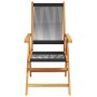 Garten-Essgruppe 7-teilig aus Polypropylen Massivholz Schwarz von , Gartensets - Ref: Foro24-3281721, Preis: 742,73 €, Rabatt: %