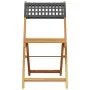 3-piece PE rattan and solid black wood bistro set by , Garden sets - Ref: Foro24-3281742, Price: 129,87 €, Discount: %