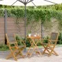 3-teiliges Bistro-Set aus Polypropylen und massivem grauem Holz. von , Gartensets - Ref: Foro24-3281794, Preis: 181,39 €, Rab...