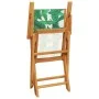 3-piece bistro set, fabric, solid wood, leaf print by , Garden sets - Ref: Foro24-3281812, Price: 180,82 €, Discount: %