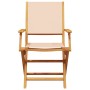 3-teiliges Bistro-Set aus Stoff und massivem Holz in Beige. von , Gartensets - Ref: Foro24-3281859, Preis: 166,90 €, Rabatt: %