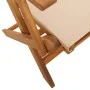 3-piece bistro set in beige fabric and solid wood by , Garden sets - Ref: Foro24-3281859, Price: 195,17 €, Discount: %
