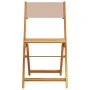 3-piece bistro set in taupe fabric and solid wood by , Garden sets - Ref: Foro24-3281846, Price: 150,79 €, Discount: %