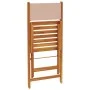 3-piece bistro set in taupe fabric and solid wood by , Garden sets - Ref: Foro24-3281846, Price: 150,79 €, Discount: %