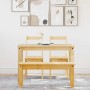 Juego de comedor Panama 4 pzas madera maciza de pino