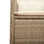Garten-Liegestühle mit beigen Kissen, 2 Stück, PE-Rattan von , Gartenstühle - Ref: Foro24-365688, Preis: 267,89 €, Rabatt: %