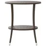 Reclining garden chairs with table 2 pcs brown PE rattan by , Garden chairs - Ref: Foro24-365706, Price: 280,78 €, Discount: %