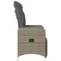 Garten-Liegesessel mit grauen Kissen aus synthetischem Rattan von , Gartenstühle - Ref: Foro24-365697, Preis: 134,72 €, Rabat...