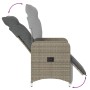 Garten-Liegesessel mit grauen Kissen aus synthetischem Rattan von , Gartenstühle - Ref: Foro24-365697, Preis: 134,72 €, Rabat...