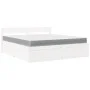 Bed with drawers and solid pine wood white mattress 180x200 cm by , Beds and slatted bases - Ref: Foro24-3281890, Price: 569,...