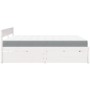 Bed with drawers and solid pine wood white mattress 180x200 cm by , Beds and slatted bases - Ref: Foro24-3281890, Price: 577,...