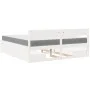 Bed with drawers and solid pine wood white mattress 180x200 cm by , Beds and slatted bases - Ref: Foro24-3281890, Price: 569,...