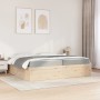 Cama con colchón madera maciza de pino 200x200 cm de , Camas y somieres - Ref: Foro24-3281922, Precio: 559,85 €