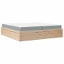 Bett mit massiver Kiefernholzmatratze 200x200 cm von , Betten und Lattenroste - Ref: Foro24-3281922, Preis: 557,13 €, Rabatt: %