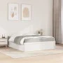 Bett mit massiver Kiefernholzmatratze in Weiß 160x200 cm von , Betten und Lattenroste - Ref: Foro24-3281929, Preis: 451,62 €,...