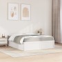 Bett mit massiver Kiefernholzmatratze in Weiß 160x200 cm von , Betten und Lattenroste - Ref: Foro24-3281929, Preis: 458,26 €,...
