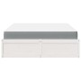 Bed with solid white pine wood mattress 160x200 cm by , Beds and slatted bases - Ref: Foro24-3281929, Price: 458,26 €, Discou...