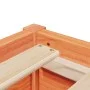 Bett mit massiver Kiefernholzmatratze in brauner Wachsfarbe 140x200 cm. von , Betten und Lattenroste - Ref: Foro24-3281936, P...