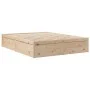 Bett mit massiver Kiefernholzmatratze 140x200 cm von , Betten und Lattenroste - Ref: Foro24-3281934, Preis: 369,61 €, Rabatt: %