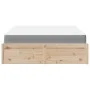 Bett mit massiver Kiefernholzmatratze 140x200 cm von , Betten und Lattenroste - Ref: Foro24-3281934, Preis: 369,61 €, Rabatt: %