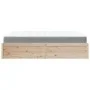 Bett mit massiver Kiefernholzmatratze 140x200 cm von , Betten und Lattenroste - Ref: Foro24-3281934, Preis: 369,61 €, Rabatt: %