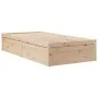 Bed with solid pine wood mattress 90x200 cm by , Beds and slatted bases - Ref: Foro24-3281943, Price: 261,14 €, Discount: %