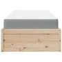 Bed with solid pine wood mattress 90x200 cm by , Beds and slatted bases - Ref: Foro24-3281943, Price: 261,14 €, Discount: %