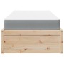Bett mit massiver Kiefernholzmatratze 90x200 cm von , Betten und Lattenroste - Ref: Foro24-3281943, Preis: 265,53 €, Rabatt: %