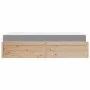 Bed with solid pine wood mattress 90x200 cm by , Beds and slatted bases - Ref: Foro24-3281943, Price: 261,14 €, Discount: %