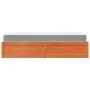 Bed with solid pine wood frame and brown wax finish mattress 90x190 cm by , Beds and slatted bases - Ref: Foro24-3281957, Pri...