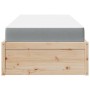 Bett mit massiver Kiefernholzmatratze 90x190 cm von , Betten und Lattenroste - Ref: Foro24-3281955, Preis: 245,13 €, Rabatt: %