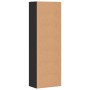 Hoher schwarzer Schrank aus Spanplatte 60x35x180 cm von , Schließfächer und Lagerschränke - Ref: Foro24-3276666, Preis: 171,4...