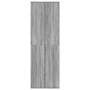 Hoher Schrank aus Sonoma-Eiche in Grau aus Ingenieurholz, 60x35x180 cm. von , Schließfächer und Lagerschränke - Ref: Foro24-3...