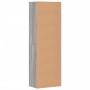 Hoher Schrank aus Sonoma-Eiche in Grau aus Ingenieurholz, 60x35x180 cm. von , Schließfächer und Lagerschränke - Ref: Foro24-3...