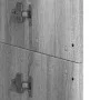 Aparador alto madera de ingeniería gris Sonoma 60x35x180 cm de , Taquillas y armarios de almacenamiento - Ref: Foro24-3276670...