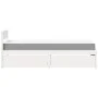 Bed with drawers and solid white pine mattress 90x190 cm by , Beds and slatted bases - Ref: Foro24-3281920, Price: 282,68 €, ...