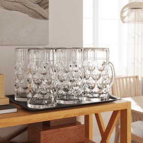 Beer mugs with handle 6 units 1000 ml by , Cups and bowls - Ref: Foro24-4005747, Price: 57,95 €, Discount: %