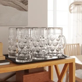 Beer mugs with handle 6 units 1000 ml by , Cups and bowls - Ref: Foro24-4005747, Price: 54,39 €, Discount: %