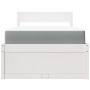 Bed with drawers and solid white pine mattress 90x200 cm by , Beds and slatted bases - Ref: Foro24-3281908, Price: 313,23 €, ...