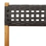 3-piece PE rattan and solid black wood bistro set by , Garden sets - Ref: Foro24-3281838, Price: 156,89 €, Discount: %
