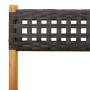 3-teiliges Bistro-Set aus PE-Rattan und massivem Schwarzholz von , Gartensets - Ref: Foro24-3281838, Preis: 142,09 €, Rabatt: %