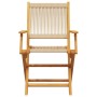 Sillas de jardín plegables 8 uds madera maciza acacia beige de , Sillas de jardín - Ref: Foro24-3214573, Precio: 722,12 €, De...