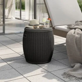 4-in-1 black polypropylene garden storage box by , Outdoor storage boxes - Ref: Foro24-364155, Price: 112,97 €, Discount: %