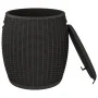 4-in-1 black polypropylene garden storage box by , Outdoor storage boxes - Ref: Foro24-364155, Price: 112,97 €, Discount: %