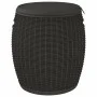4-in-1 black polypropylene garden storage box by , Outdoor storage boxes - Ref: Foro24-364155, Price: 112,97 €, Discount: %