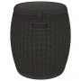 4-in-1 black polypropylene garden storage box by , Outdoor storage boxes - Ref: Foro24-364155, Price: 112,97 €, Discount: %