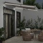 Automatische ausfahrbare Markise mit LED-Licht in Anthrazit-Weiß 300x250 cm. von , Markisen - Ref: Foro24-3215781, Preis: 497...