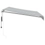 Automatische ausfahrbare Markise mit LED-Licht in Anthrazit-Weiß 300x250 cm. von , Markisen - Ref: Foro24-3215781, Preis: 497...
