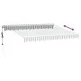 Retractable automatic awning with LED light anthracite white 300x250 cm by , Awnings - Ref: Foro24-3215781, Price: 477,76 €, ...